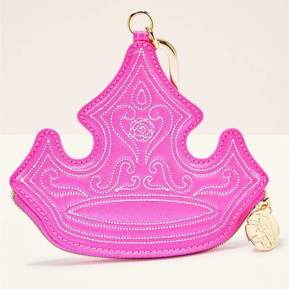 Bath & Body Works Disney Princess Aurora Crown Coin Purse